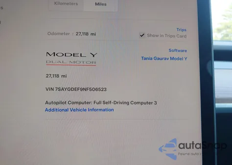 2022 Tesla Model Y Performance Dual Motor All-Wheel Drive from USA, damaged, VIN 7SAYGDEF9NF506523